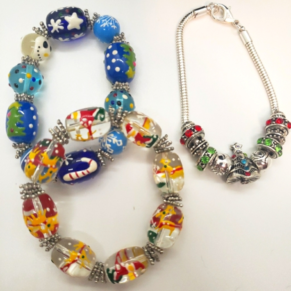 3 Christmas Bracelets
